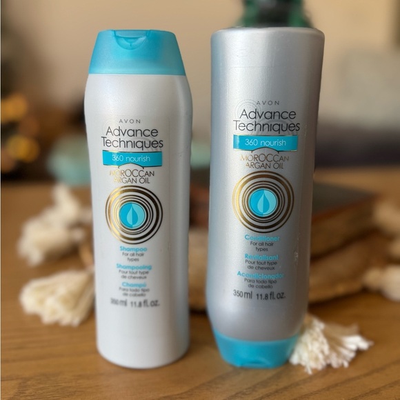 Avon Advanced Techniques 360 Nourish Shampoo and Conditioner- Discontinued - Picture 1 of 4